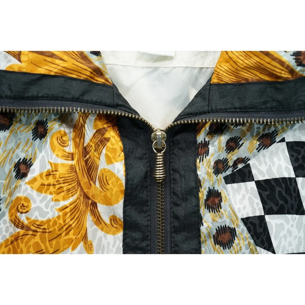 Vintage Venezia Vitale 80s Women's Windbreaker Bomber Style Full Zip‎ Size 14/16